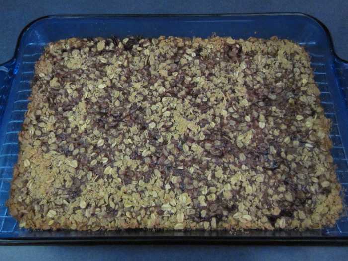 Allow the bars to cool before cutting them. Then enjoy one with a nice cup of tea!