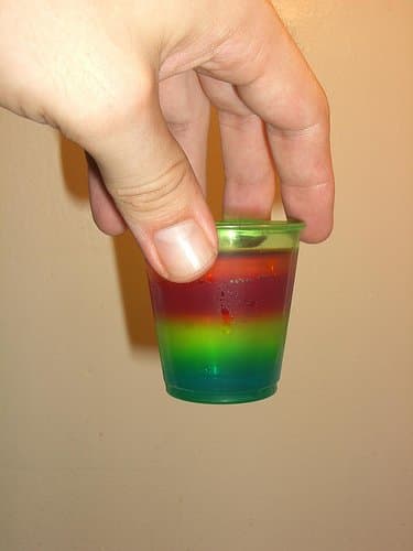  Tir de Jello Arc-en-Ciel