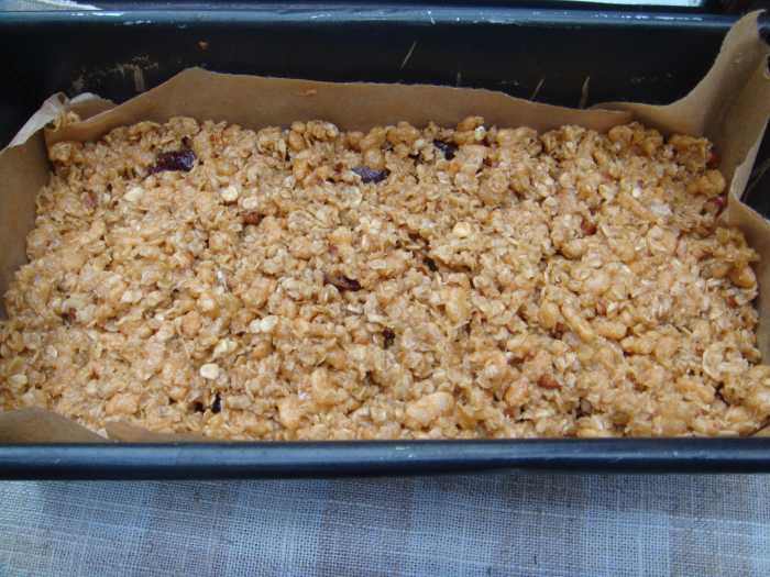 NoBake Fridge Flapjacks Recipe Delishably