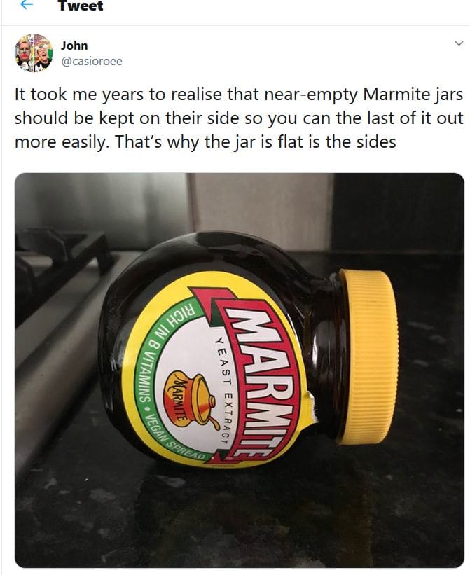 This tweet from August 18, 2019, was reported on in newspapers. However the tweeter confirmed he'd said it for a laugh