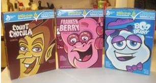  Grev Chocula, FrankenBerry, BooBerry