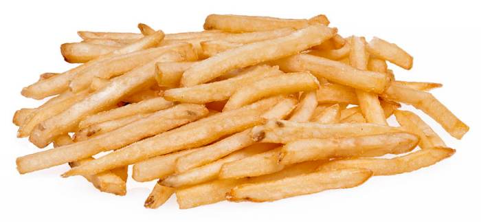 French fries are the perfect example of the baton cutting technique.