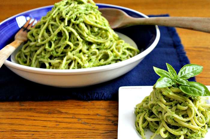 Try this recipe for green pea pesto on pasta for lunch, dinner, or as a side dish. Remember, green peas have 8 grams of protein per cup!