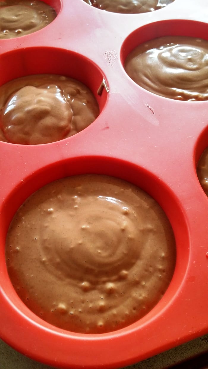 Step 3: The chia base is frozen for 4+ hours in a silicone muffin tin (or, better yet, a silicone ice cube pan).