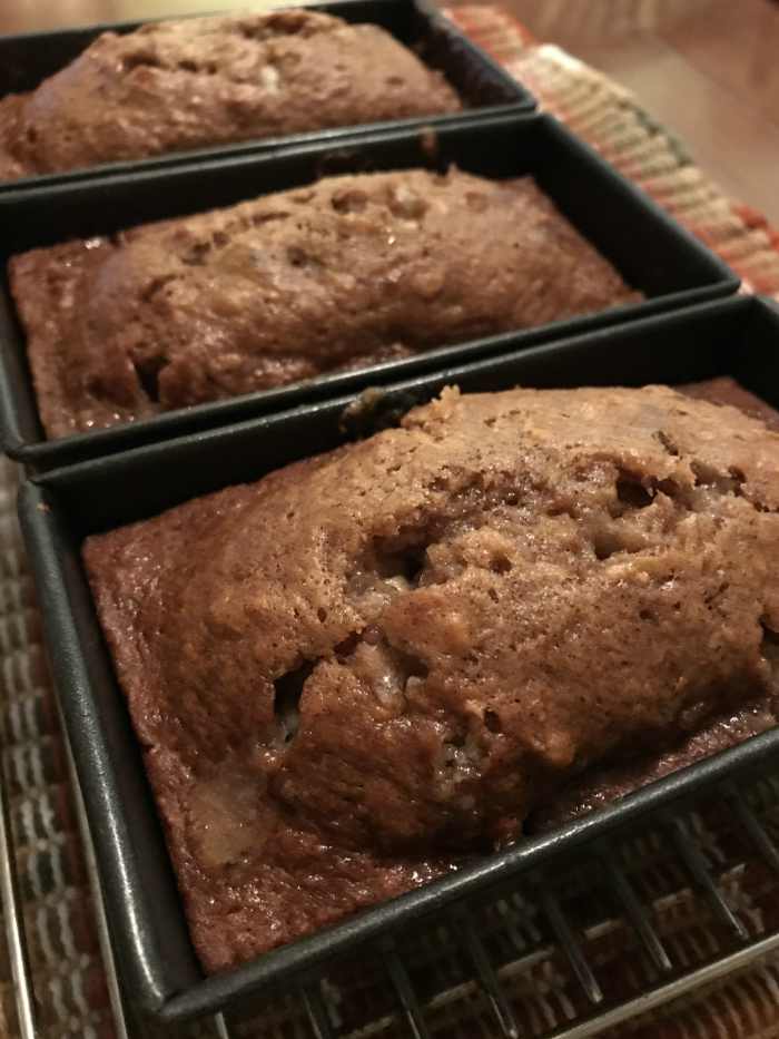 Piping hot out of the oven, these babies are cooling patiently on wire racks. They'll be ready to eat soon! Get your cold glass of milk ready.