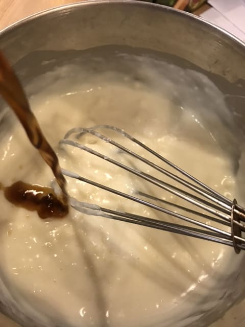 Real vanilla extract is the key to the subtle, complex flavors of this beautiful old fashioned frosting.