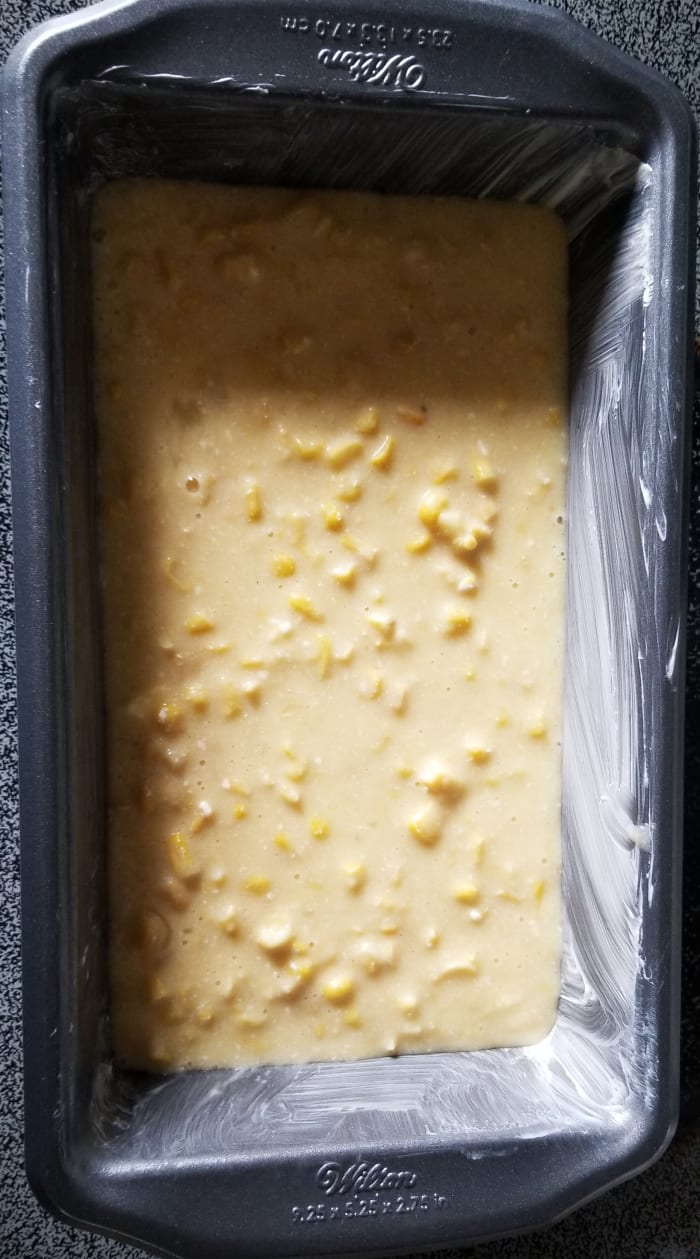 Be sure to generously grease your baking pan. Cooking spray works fine, but I love using melted butter.