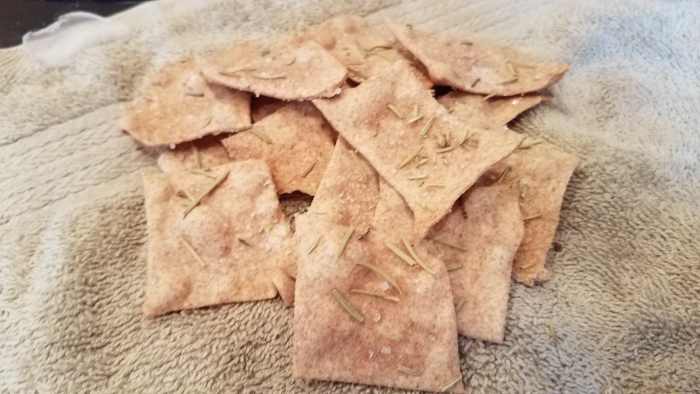 The rosemary and olive oil in these crackers gives them a savory and delectable flavor.