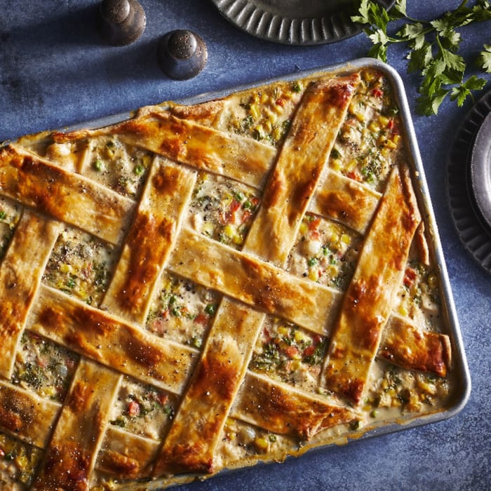 Slab Chicken Pot Pie