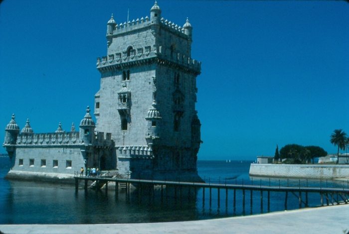 The Belem Tower at the mouth of Lisbon's Tagus River. Built in the early sixteenth century by King John II, it functioned as a fortification as well as a ceremonial gateway.