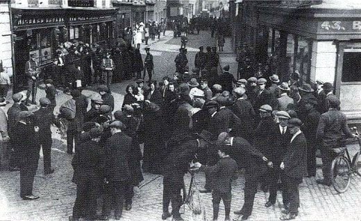 Kevin Barry, 18 years old had just been arrested when this photo was taken in 1920 .