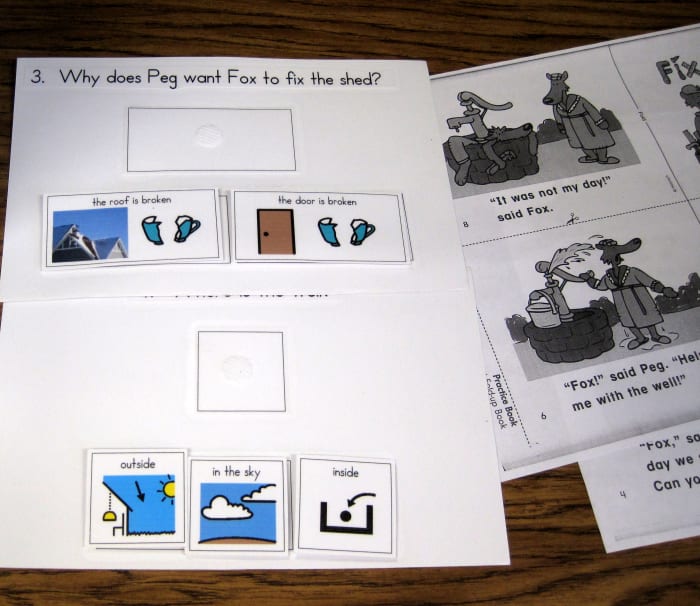 If you have some good aides in your classroom, they can help you put together these types of materials.