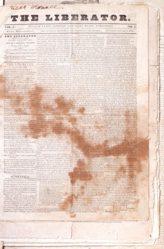 The Liberator 1831, the first year of publication.