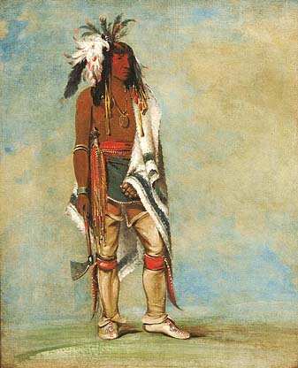 Nót-to-way, a Chief, circa 1835. Iroquois/Haudensaunee (People of the Longhouse)