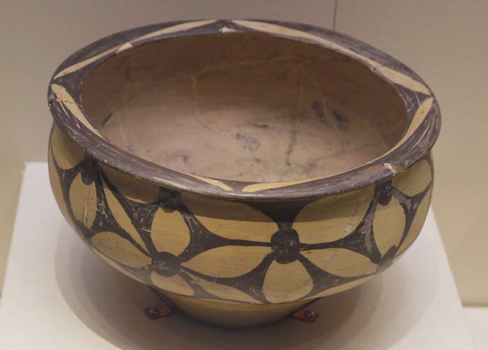 Painted Pottery Basin, Yangshao Culture (c. 5000-3000 BC), Unearthed at Miaodigou, Shaanxian, Henan Province, 1956