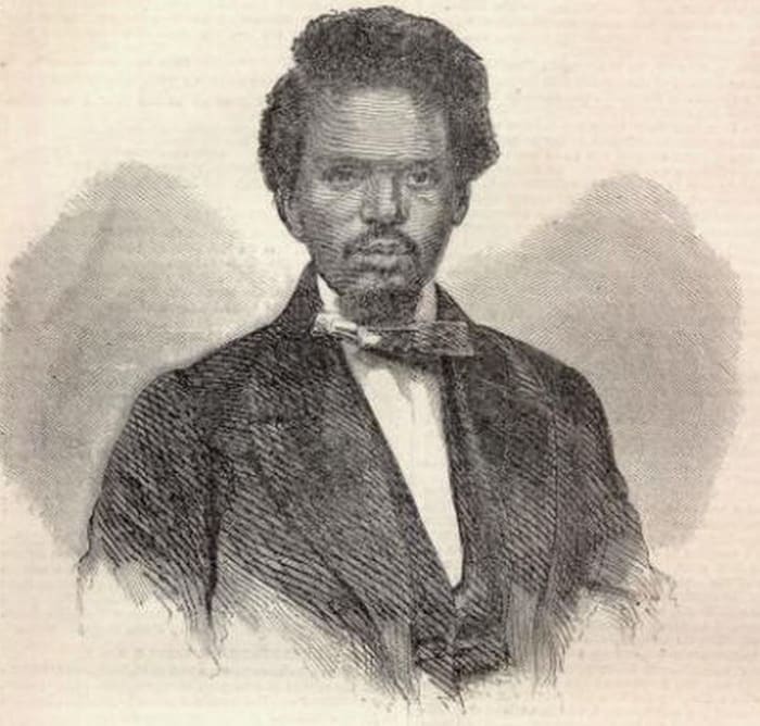 Robert Smalls at the time he captured the Planter. From an engraving published in Harper's Weekly, June 14, 1862