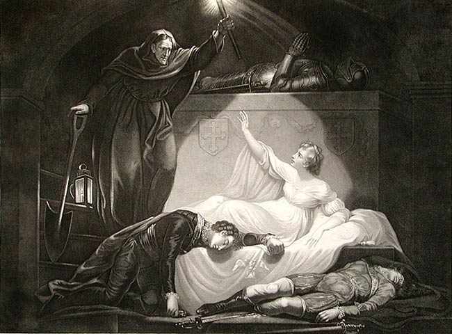 Friar Laurence witnesses the tragic consequences
