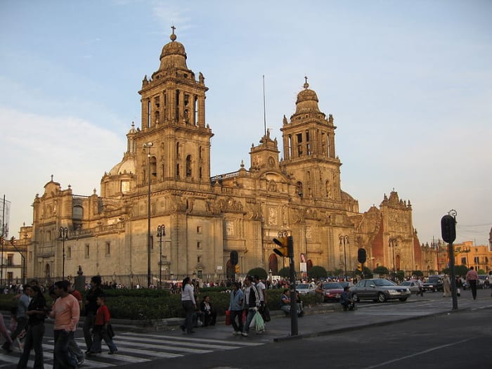 The Metropolitan Cathedral in the heart of the historic center of Mexico City is only one among the many examples of fine architecture found in the city