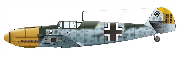 The Me-109 formed the bulk of the Luftwaffe fighter force throughout the Second World War armed with 20-mm cannons it was a deadly weapon.