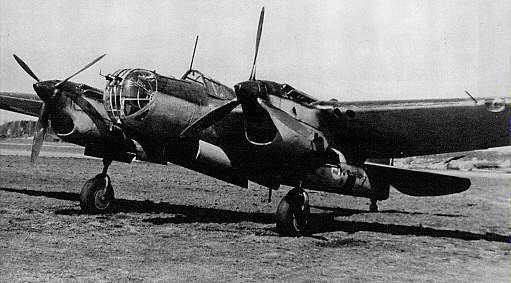 Tupolve SB is a high speed twin engine bomber by June 1941 over 90 percent of the bombers in the Soviet Air Force were Tupolev SBs, over 6,656 were built. It set an official altitude record of 12,246 on September 2 1937, it max speed was 263mp