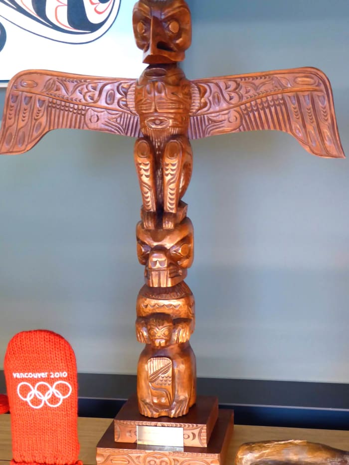 Totem Pole. Image by Frances Spiegel with permission from the Royal Collection Trust. All rights reserved.