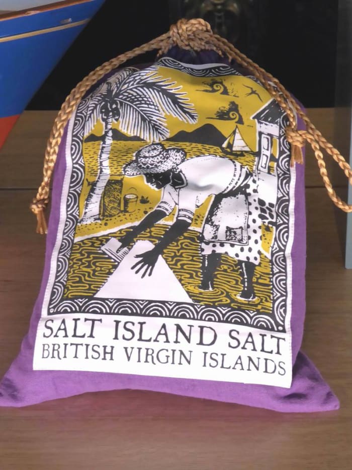Salt from Salt Island. Image by Frances Spiegel with permission from the Royal Collection Trust. All rights reserved.
