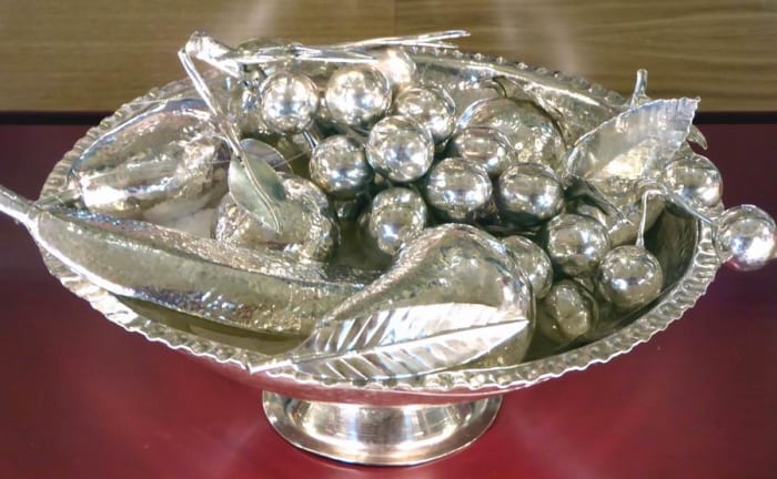 Silver Bowl of Fruit. Image by Frances Spiegel with permission from the Royal Collection Trust. All rights reserved.