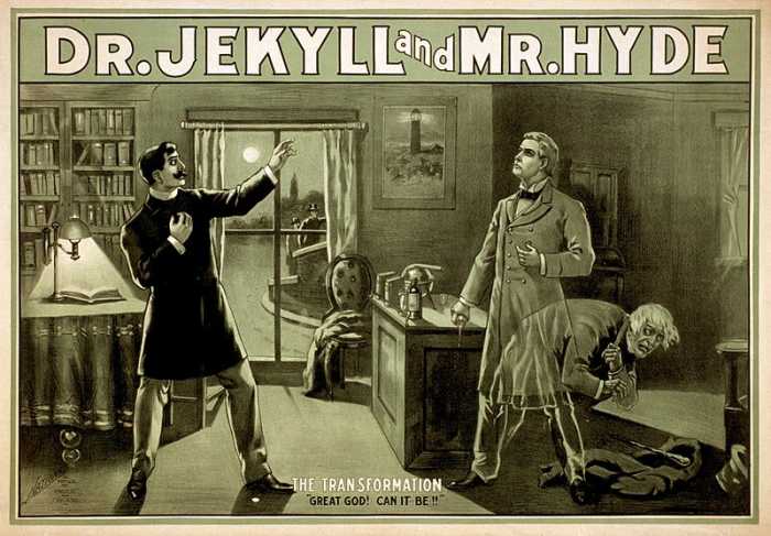 Robert Stevenson Louis was recovering from a hemorrhage, when he had a nightmare of the first transformation scene of Dr. Jeckel and Mr. Hyde.