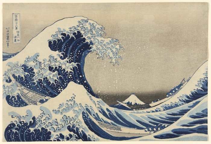 Katsushika Hokusai, “Under the Wave off Kanagawa" It doesn't take a supervolcano to produce a deadly and destructive tsunami.