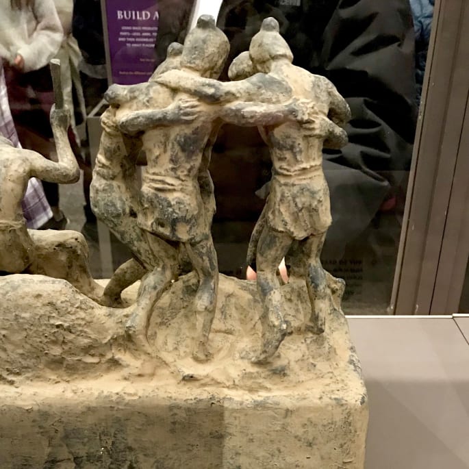 Simple burial pits at the site include epitaphs with basic information about some of the workers and bones that bear witness to the hard lives they lived.
