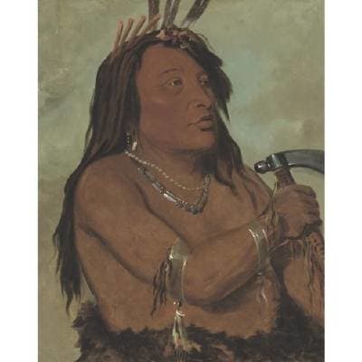 Catlin traveled among tribal groups with greater safety than most other settlers of European descent. This was because the Native Americans valued Catlin's record of their tribal societies.
