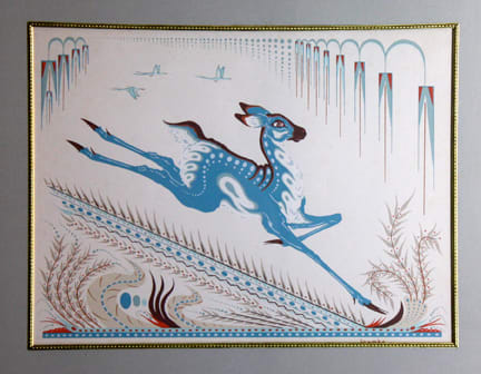 "Rites of Spring" by Woody Crumbo (1912-1989), a Potawatomi painter.