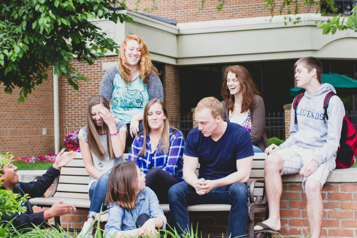 Some sororities have close ties to fraternities on the same campus and get together informally and for major events.