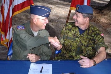 US-Canadian Civil Assistance Plan - The camaraderie goes international