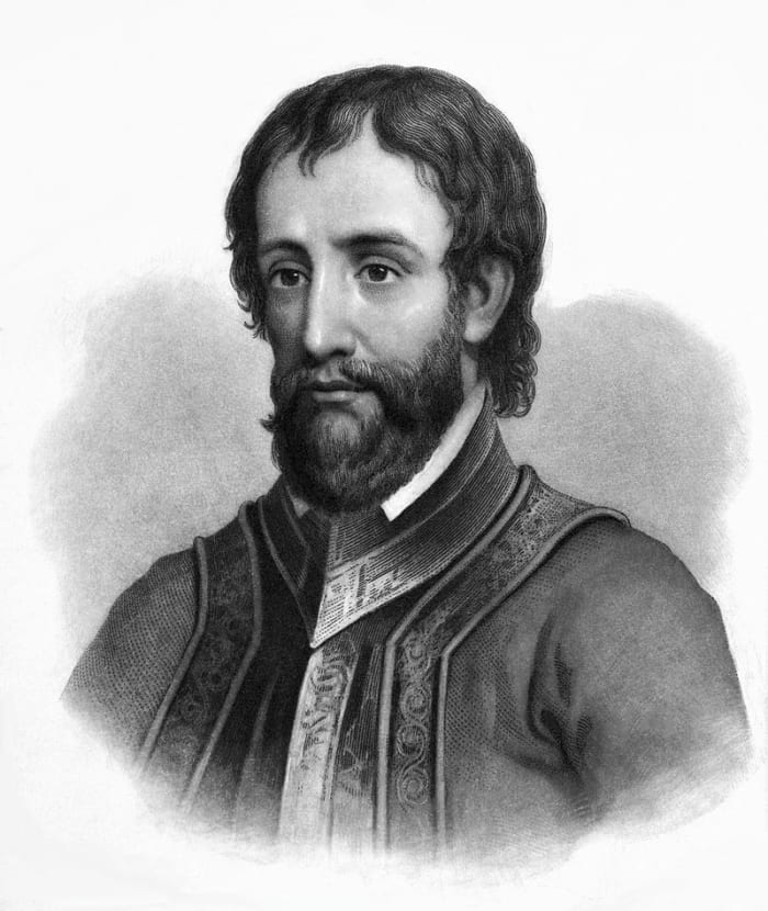 A young de Soto only in his teens would lead a band of conquistadors to riches in South America.