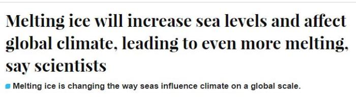 Rising sea levels do not get evenly distributed throughout the planet. Locations closest to retreating ice experiencing greater sea level rise.