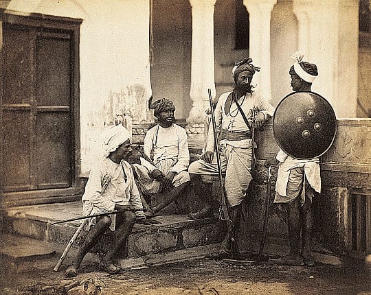 Rapjuts here or other groups like the Sikhs were fierce and privileged warrior castes under the British.