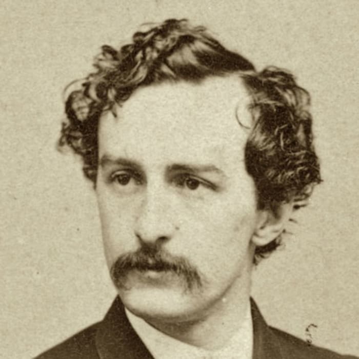 John Wilkes Booth. Abraham Lincoln's assassin, and a frequent visitor to Mary Surratt's boarding house in the months leading up to the assassination.