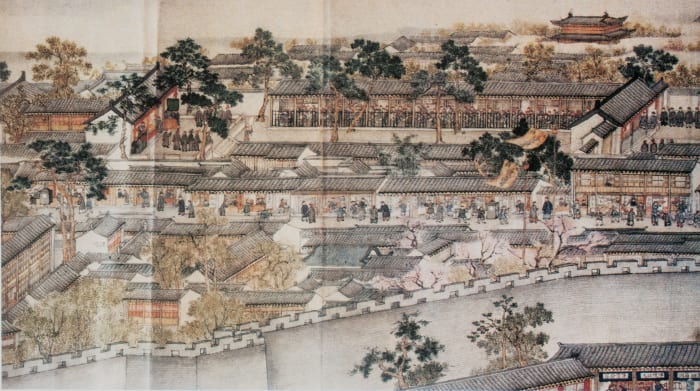 Examination halls like these, and not vast landholdings, were the basis of power of the Chinese aristocratic elite. Not a European based system of power.