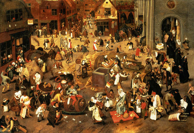 De strijd tussen Carnaval en Vasten (The Battle Between Carnival and Lent) - Pieter Breughel the Elder