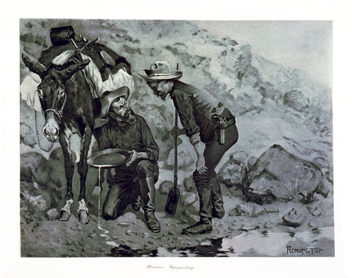Early prospectors coined the name 'fool's gold' as the inexperienced were often tricked into thinking that the pyrite they found in abundance was actually gold.