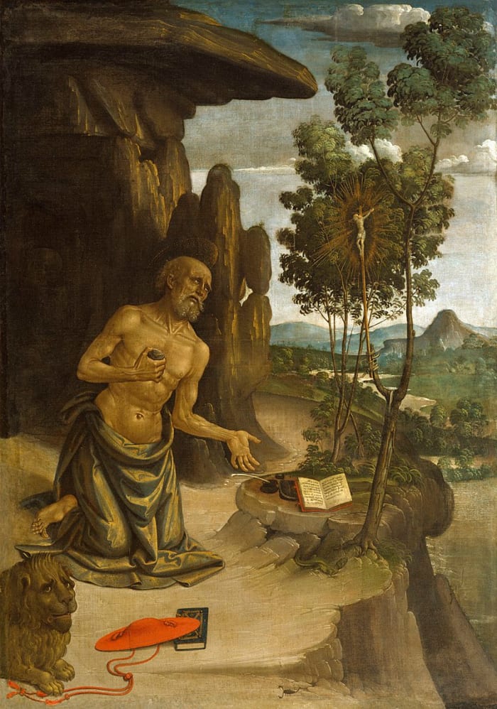 Jerome's time as a monk in the desert was troubled by a renewed Arian schism and conflict among presbyters at Antioch which embroiled the whole East
