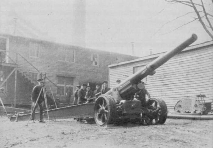 The French were convinced of the overwhelming preeminence of artillery in modern war, as can be illustrated by guns such as their excellent Canon de 155mm gpf.