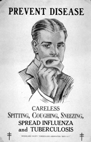 A public service poster from 1925.