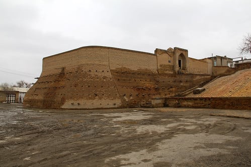 The forbidding facade of the Zindan Prison in which Stoddard and Conolly languished.