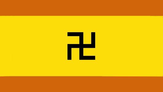 In February 1925 the Kuna tribe in Panama rebelled against an oppressive government to establish a degree of autonomy. They chose this flag for themselves in 1930