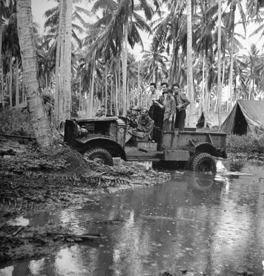The heavy rains that would fall during the battle created a logistic nightmare for both sides. The Japanese in order to carry out an attack would have to leave their heavy equipment behind.