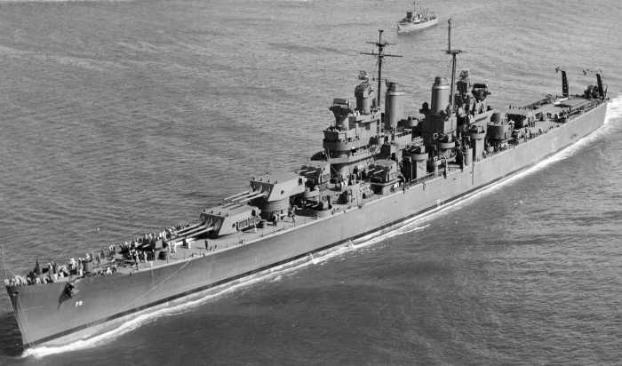 The Australian Flagship Canberra it would be the first major Allied naval ship to fall victim to Japanese naval actions around Guadalcanal. Sank by Allied ships off Guadalcanal too badly damaged to repair.