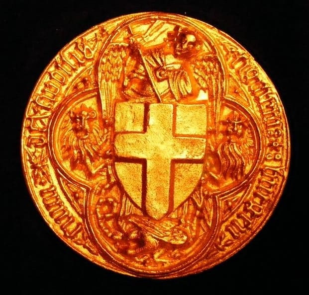 Medal awarded to Leo Major making him an honorary citizen of Zwolle April 14, 2005 (exactly 60 years after he liberated the city).