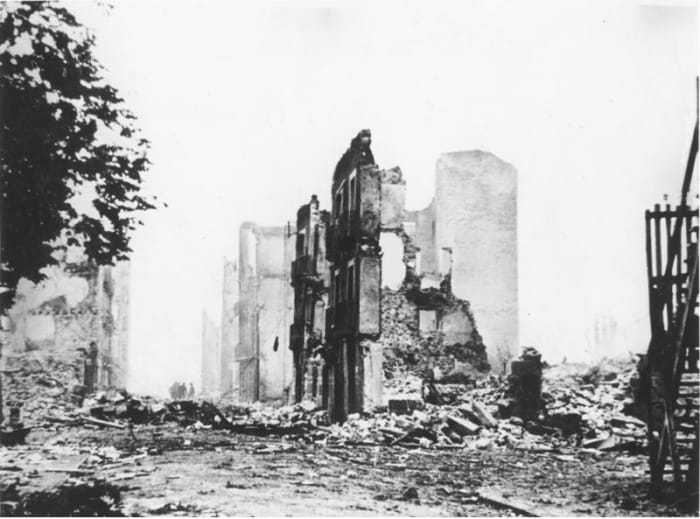 This is just a small depiction of the great devastation brought onto the city.